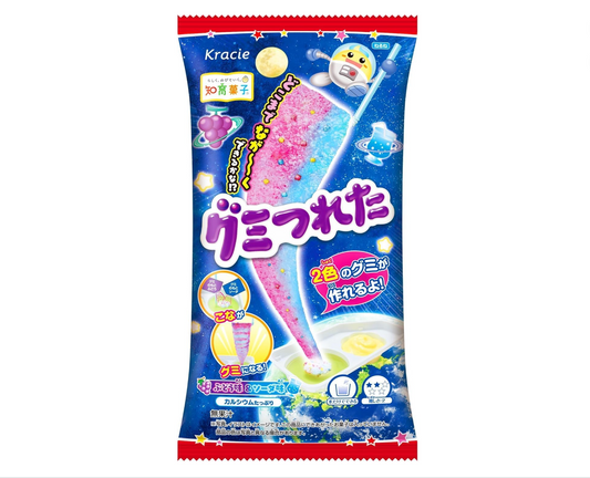 Kracie "Gumi Tsureta" Grape & Soda Flavor 19g (Set of 2)