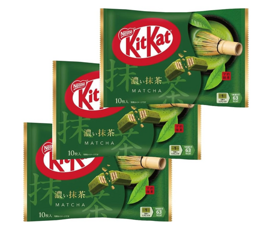 Nestle Japan KitKat Adult Sweetness Rich Matcha 10pieces (Pack of 3)